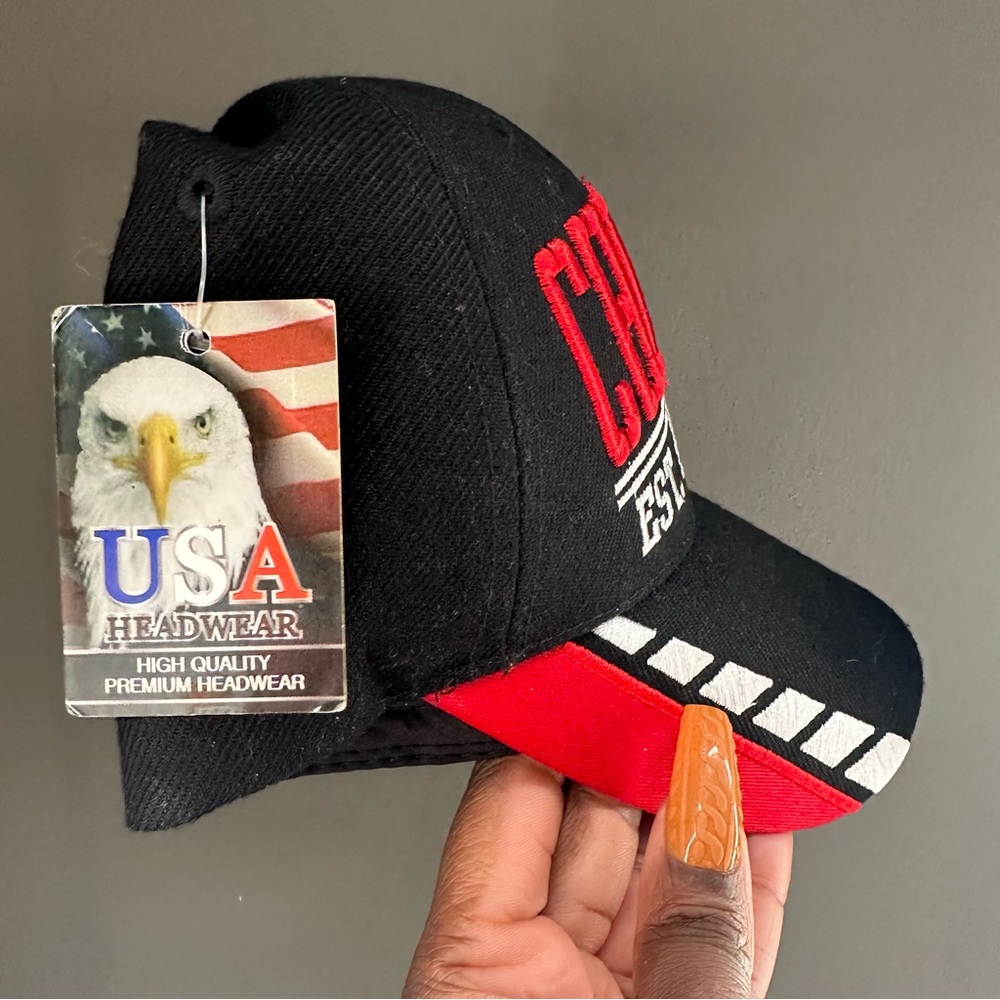 Chicago Black and Red Cap SAME DAY SHIP 💨🛫📦🤗 - Picture 3 of 9